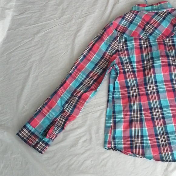 ARDENE WOMEN'S PLAID SHIRT - Picture 6 of 6